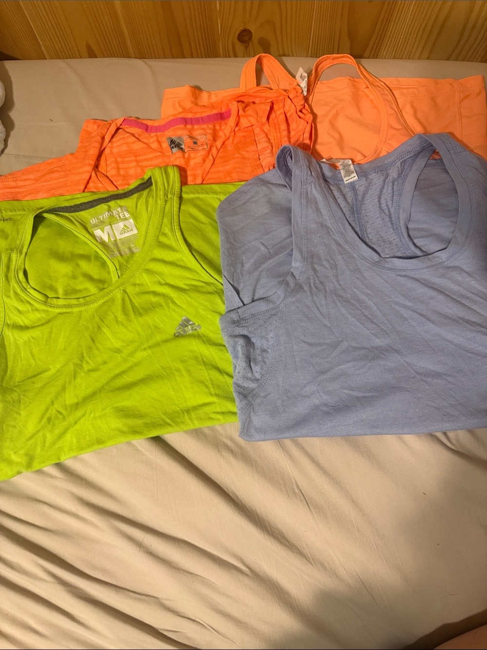 Women's Athletic Tank Tops - Lime, Lavender, Orange